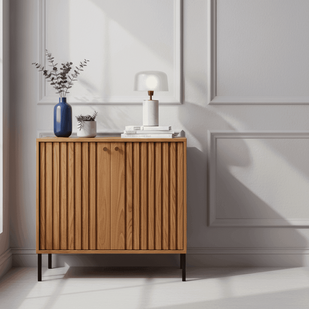 Solid Wood Accent Cabinet